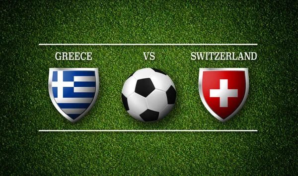 Horario del partido, Grecia vs Suiza —  Fotos de Stock