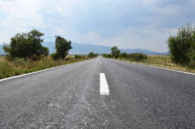  Boş yol panoramik manzaralı