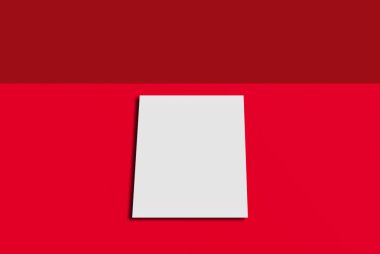 Mock-up kartpostal ve kapak.