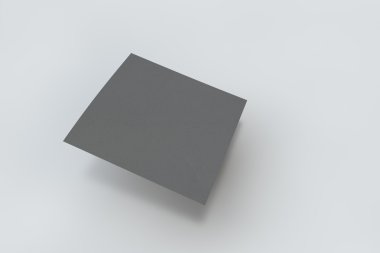 Mock-up kapak bir arka plan üzerinde bir kare şekli.