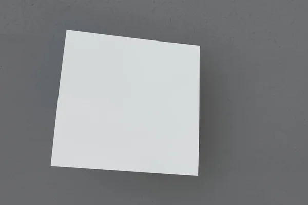 Mock-up  cover a square shape on a background. — Stock Photo, Image