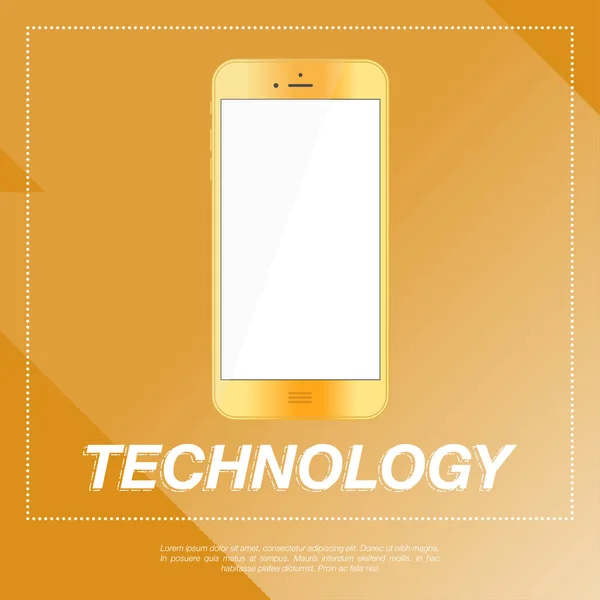 Smartphone mobilní design obrázek Eps 10 — Stockový vektor