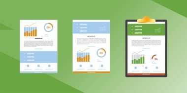 İş vektör grafikleri ve istatistik.