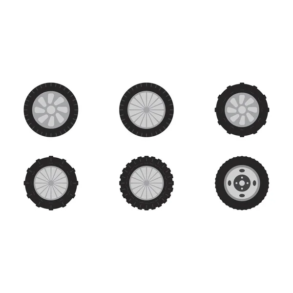 Roda para transporte sobre fundo branco . —  Vetores de Stock