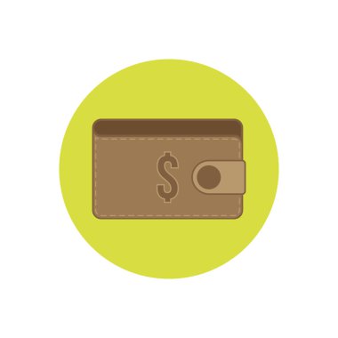 Herkesdaire oluşturacak şekilde izole düz stil çanta simgesini.