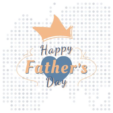 Mutlu Babalar günü. Festival tebrik afiş.