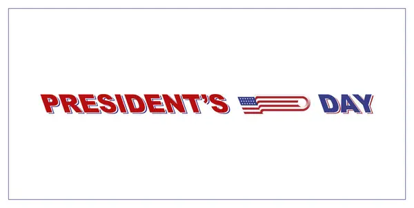 Happy Presidents Day of USA. — Stock Vector