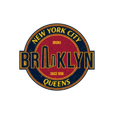 Dokulu eski tarzı retro Vintage amblemi.