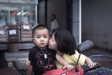 Surin, Thailand - 6 Kasım 2016: Fotoğraf çocukların Surin s