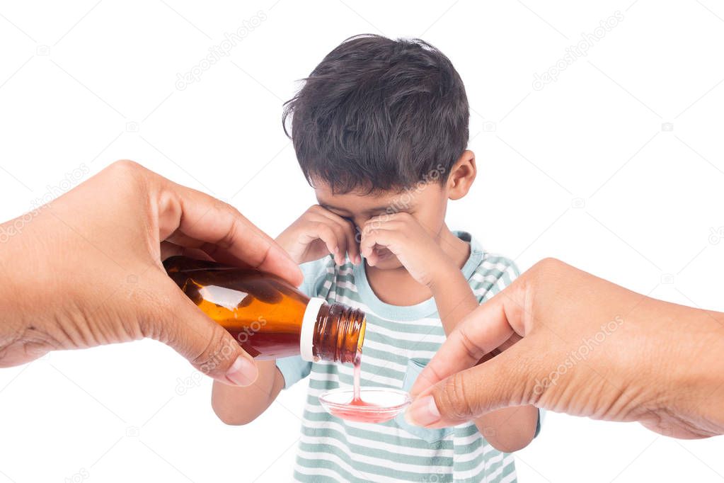 child refused to take medication 