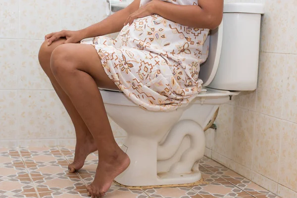 Constipation in pregnant women — Stock Photo, Image