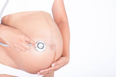 Hamile kullanım stetoskop onay göbek