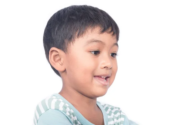 Face of cute little boy smiling — Stock Photo, Image