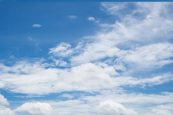 Blue sky and white cloud