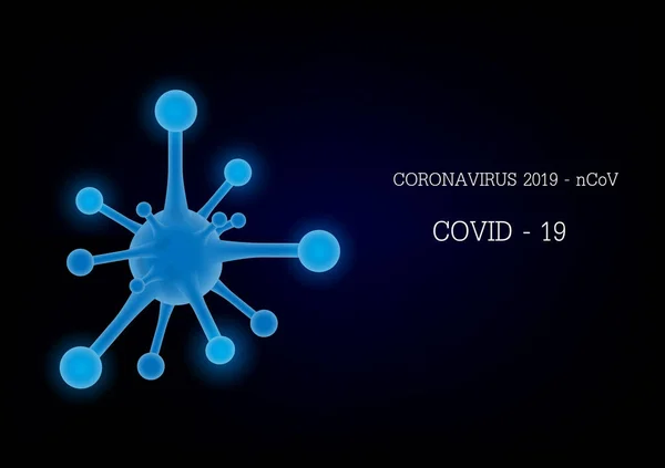 Virus Model Covid Infection Medical Illustration — Stock Photo, Image