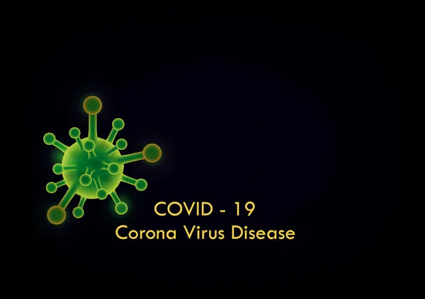 Modello Virus Covid Infezione Illustrazione Medica — Foto Stock