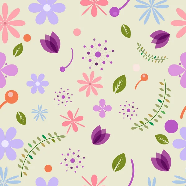 Patroon Natuurlijke Abstracte Schoonheid Bloesem Flora — Stockvector