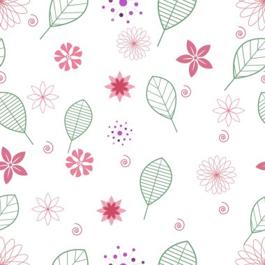 Soyut desen arka plan doğal güzellik çiçeği ve yaprak