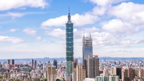 Cify de Taipei, Taiwán — Vídeos de Stock
