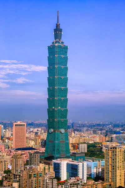 Taipei City gündoğumu, panoramik