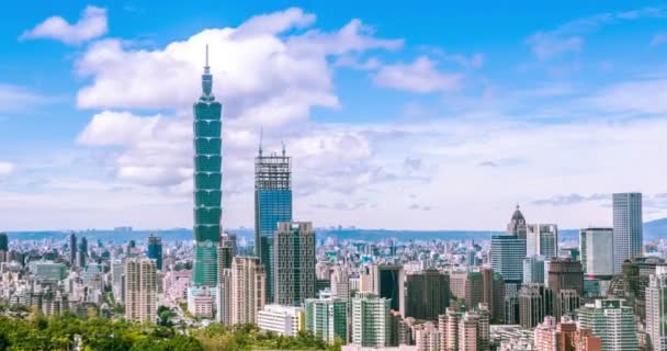 City of Taipei, Taiwan — Stock Video