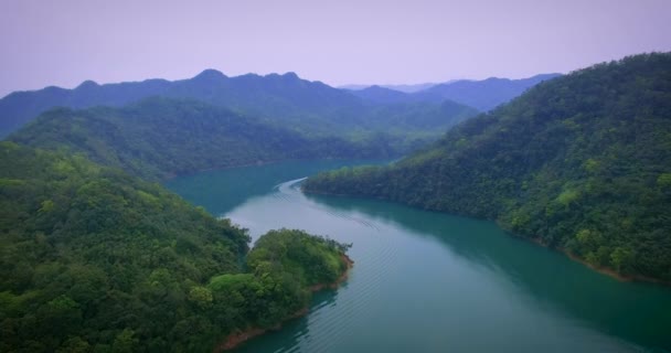 Légi Felvétel Jade Tározó Taipei Tajvan Nagy Tározók Szállító Vizet — Stock videók