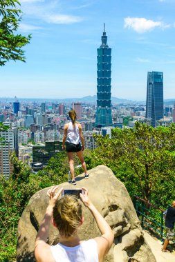 Taipei manzarası, Taipei 101 gündüz.