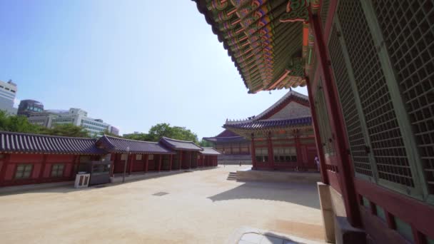 Дворец Кёнбокгун Сеул Южная Корея — стоковое видео