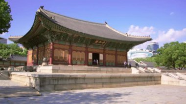 Gunghwajeon, Main hall Deoksugung. Deoksugung Seul Merkezi şehirde bulunan ve hizmet kısa ömürlü büyük Han İmparatorluğu'nun Sarayı ana Saray gibi.