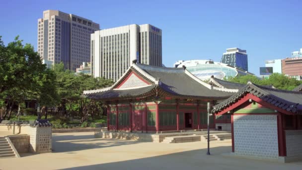Gyeongbokgung Palace Seoul Zuid Korea — Stockvideo