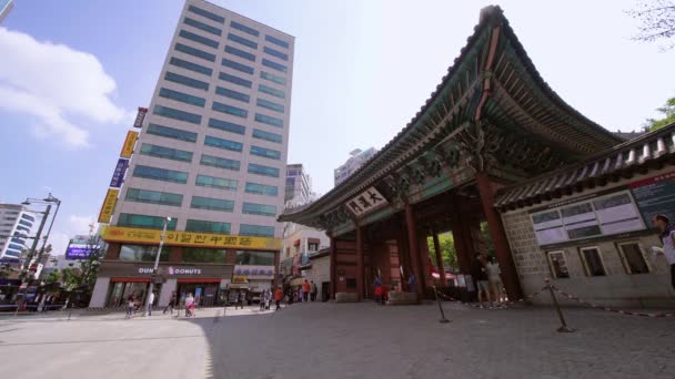 徳寿宮の大韓門 — ストック動画