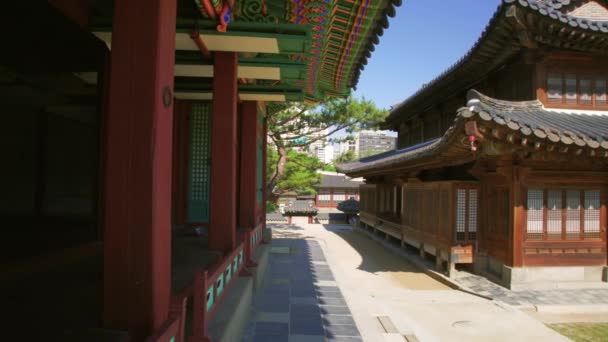 Pałac Gyeongbokgung Seul Korea Południowa — Wideo stockowe