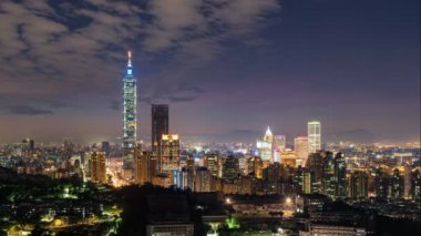 8 k Timelapse Taipei city, Tayvan