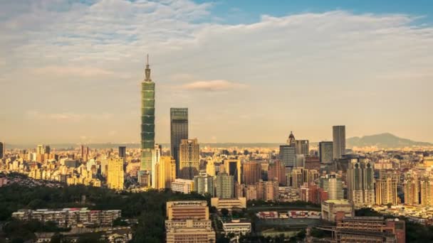 Timelapse Ciudad Taipei Taiwán — Vídeo de stock