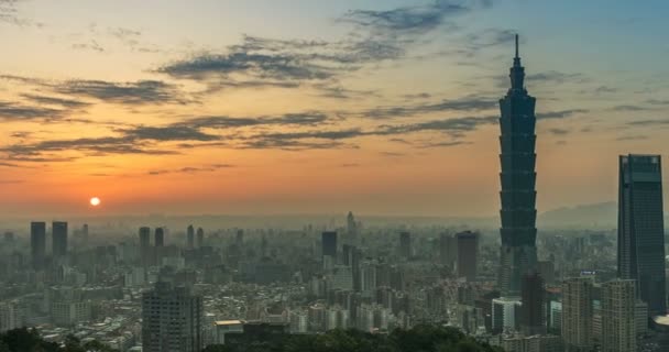 Timelapse Seoul Downtown Stadsbilden Och Namsan Seoul Tower Från Dag — Stockvideo