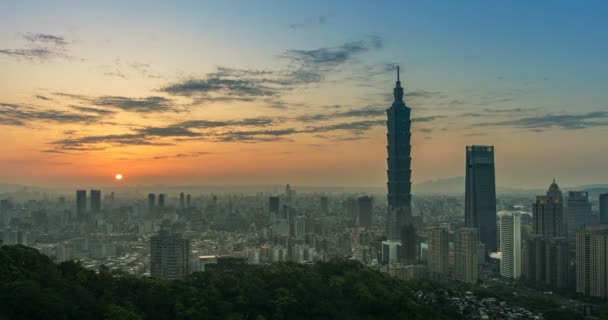 Stad Van Taipei Taiwan — Stockvideo