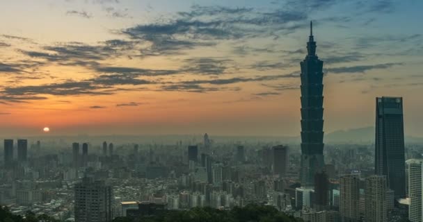 Cidade Taipei Taiwan — Vídeo de Stock