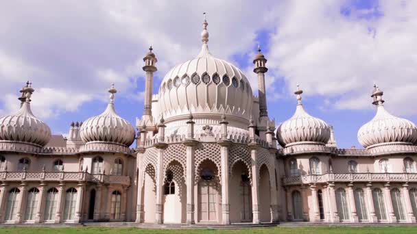 Koninklijke Paviljoenen Van Brighton Engeland — Stockvideo