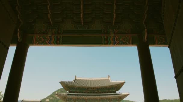 Seoul Mai Besuch Des Gyeongbokgung Palastes Palast Der Joseon Dynastie — Stockvideo
