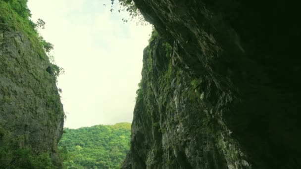 Cesta Zelených Horách Tchaj Wanu — Stock video