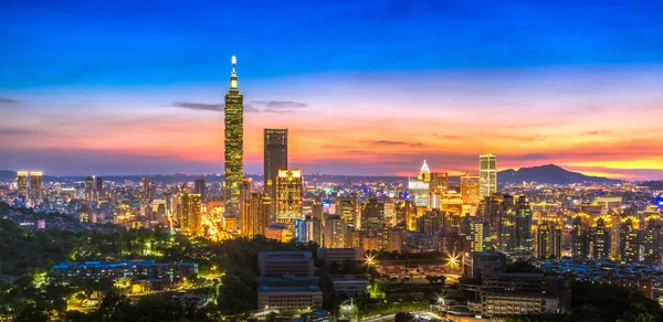 Aerial Taipei City Taiwan — Stock Photo, Image