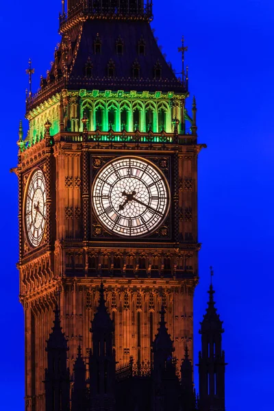 Big Ben Ngiltere Londra Nın Tarihi Simgesel Simgesi — Stok fotoğraf
