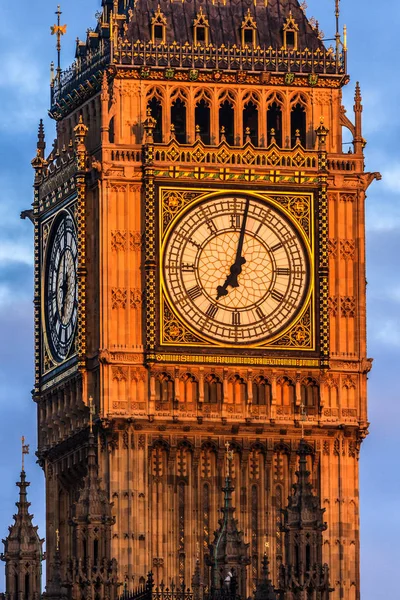 Big Ben Ngiltere Londra Nın Tarihi Simgesel Simgesi — Stok fotoğraf