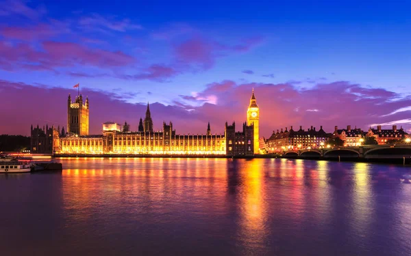 Big Ben England Vordergrund Des Historischen Und Ikonischen Wahrzeichens Londons — Stockfoto