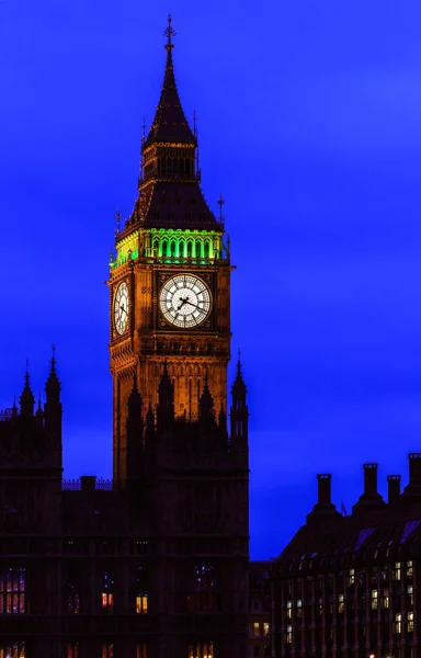 Big Ben Англії Історична Знакова Пам Ятка Лондона — стокове фото