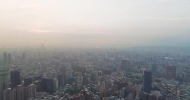 Hava manzarası, Taipei şehir manzarası. Seyahat