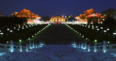 Chiang Kai-shek Memorial Hall geceleri 