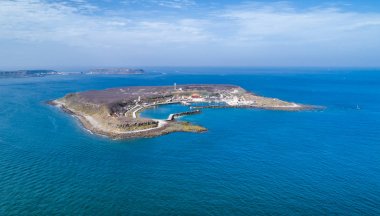 Tongpan Island, Landmark Penghu Adaları, Tayvan ünlü sahne hava atış