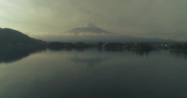 Fuji Vue Magnifique Sur Montagne Japon — Video