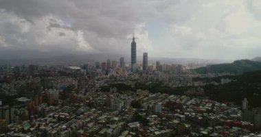 Hava manzarası, Taipei şehri, Tayvan